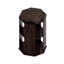 Deux tables basses octogonales de 31,5 po en noyer noir - 2 tables fonctionnelles et élégantes, polyvalentes et décoratives pour le salon-2077311687