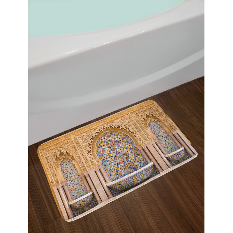  Tapis de bain avec envers antidérapant
