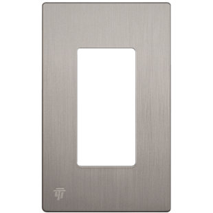 Screwless 1-Gang Midsize Decorator Wall Plate (Set of 20)