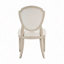 Ensemble de 2 chaises de salle à manger en bois de chêne contemporain revêtues de chêne clair