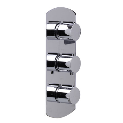 Concealed 3 Way Thermostatic Valve Shower Mixer