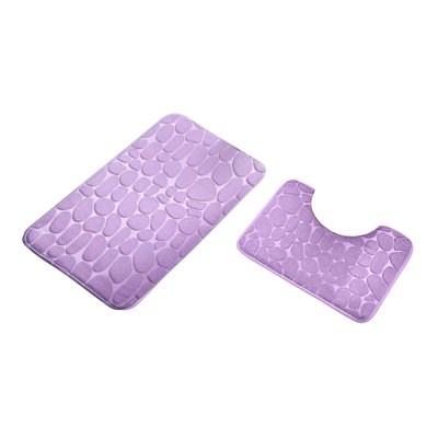  Tapis de salle de bain Ensemble de tapis de bain en mousse