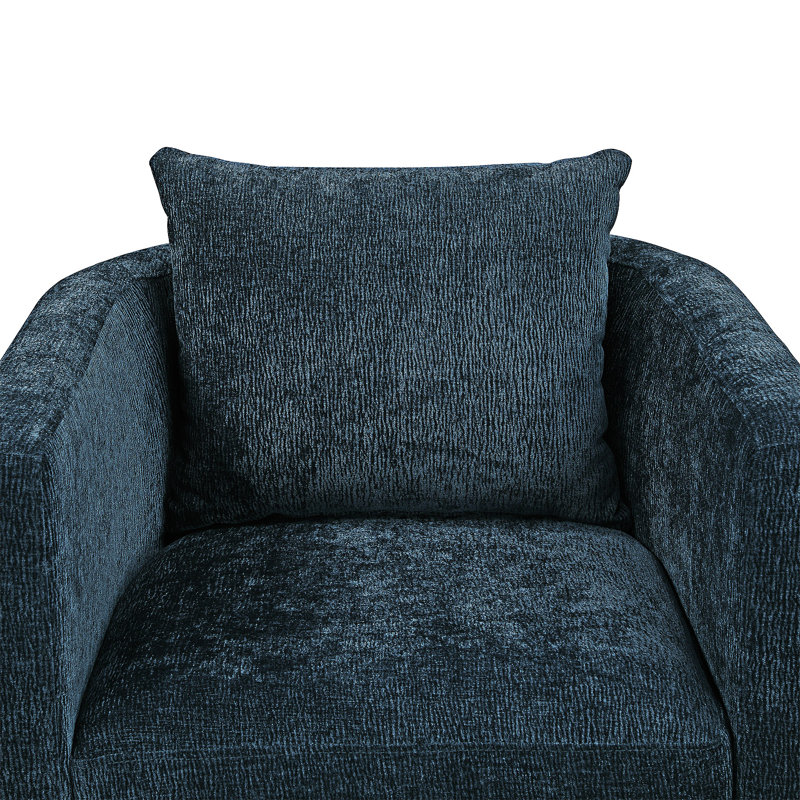 Fauteuil demi-tonneau pivotant, Marine