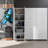 3 Pieces Garage Storage Cabinet System Set-947937076