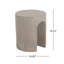 Table d'appoint ronde en U Reylynn