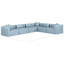 Canapé modulaire en similicuir 6 pièces Houswerth-94884313