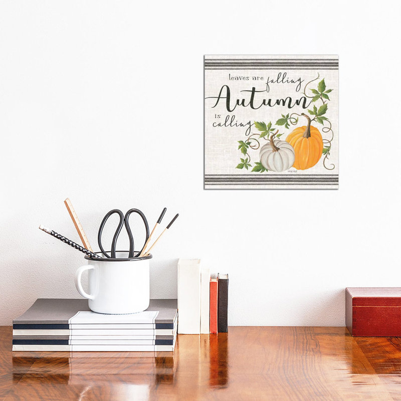Autumn Is Calling by Cindy Jacobs - Wrapped Canvas Gallery-Wrapped Canvas Giclée, 30.48 cm H x 30.48 cm W