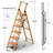 6 Step Ladder Lightweight Aluminum Folding Step Stool-107088504