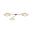 Plafonnier semi-encastré 3 lumières Mid-Century