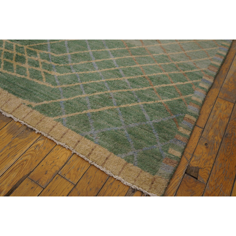Scandia Pile Wool Geometric Area Rug