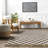 Connie Checkered Wool/Jute Tasseled Area Rug-928461369