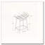 Tabouret de bar, hauteur de comptoir, ensemble de 2,-298357438