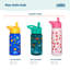 Bouteille d'eau 16 oz Wildkin Kids - Tritan sans BPA, couvercle étanche, durable et facile à nettoyer - Chevaux-123062203