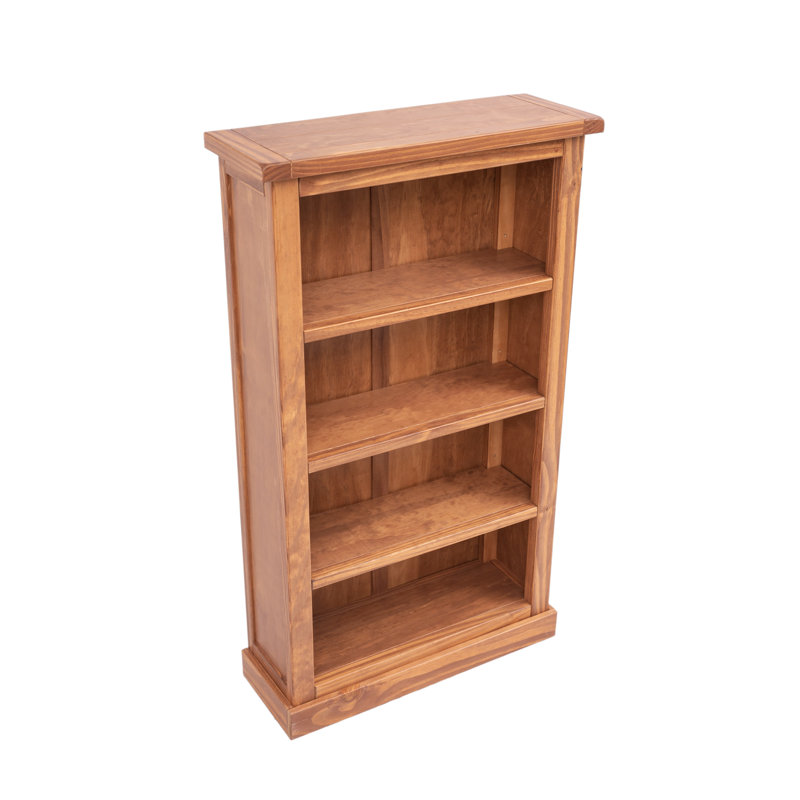 Middlebrook 120cm H Standard Bookcase, 120 cm H x 70 cm W x 25 cm D, Honey Brown