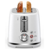 2 Slice Toaster, Wide Slots,High Lift, Auto-Off, & Frozen Modes For Toast, Bagels, Waffles & Fruity Breads, Modern Sleek Design, Easy-Clean Crumb Tray