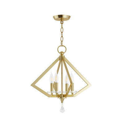 Djanae 4 - Light Dimmable Geometric Chandelier
