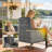 7 Piece Sofa Seating Group with fire pit and Cushions-2066522361