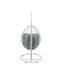 Chaise suspendue en tissu et osier Simona-1383107331-1383107328