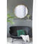 Miroir mural rond Sunburst avec cadre en métal