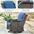 Klodjana Premium All-Weather Wicker 7 - Person Patio Conversation Set with Cushions-1223734450-1223734455