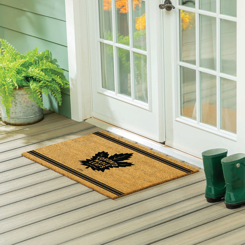 Grand tapis couleur coco 36 po x 24 po Toronto Maple Leafs