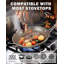 Poêle à frire en aluminium anodisé dur 1 pièce Cooks