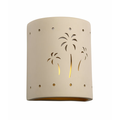 Lampe murale d'extérieur en céramique Hockinson, ampoule DEL incluse
