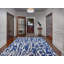 Shizoku Wool Abstract Area Rug in Ivory/Navy Blue/Cobalt Blue/Bright Red-110597636