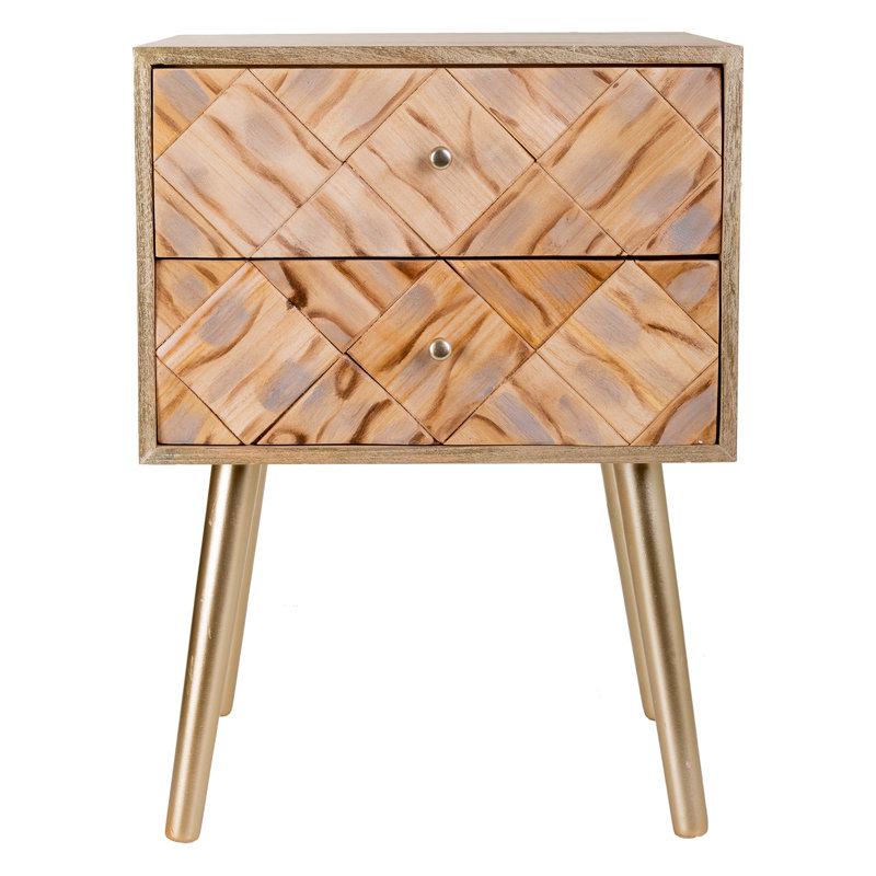Bosserman 44.5 cm W Bedside Table