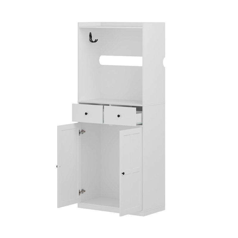 Meuble à chaussures d'entrée avec tiroirs et rangement pour bottes - 2 tiroirs