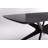 69.4" W 6-Person Rectangular Solid and Manufactured Wood Dining Table with Metal Legs-972372274