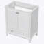 Meuble-lavabo de salle de bain sans lavabo, base seulement, armoire de salle de bain multifonctionnelle-126590518