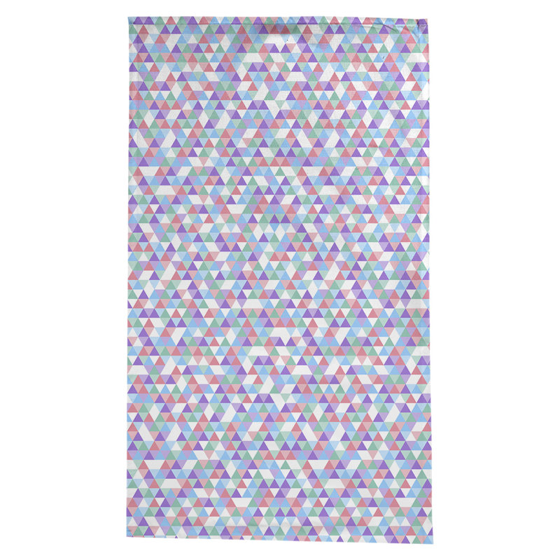 Avicia Triangle Pattern Tablecloth, Purple/Blue