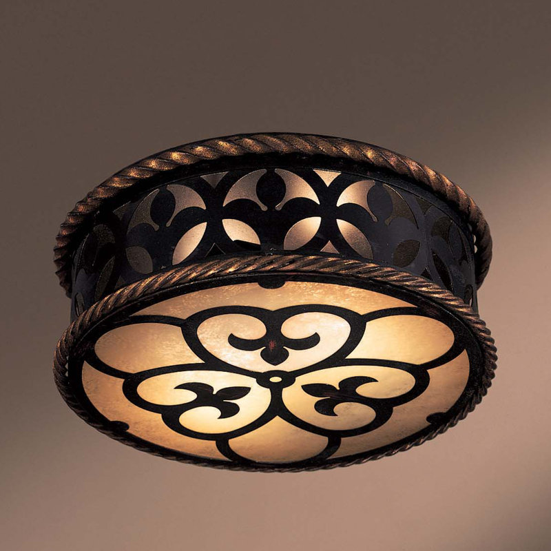 Plafonnier encastré cylindrique unique / remarquable à 2 lumières de 15,5 po Montparnasse