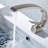 Modern Brushed Nickel Basin Faucet - Single Hole With Geometric Shape And Ceramic Filler Cartridge Valve Manual Operation Side Handle Deck-Mounted Bathroom Attractive Contemporary Control-121639041