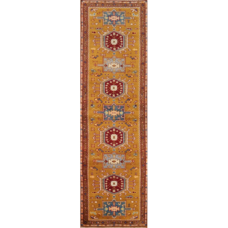 Tapis de couloir traditionnel en laine