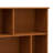Draper 64"H Solid Wood Mid-Century Modern Wide Bookshelf with Adjustable Shelves and Tapered Legs-1690646453-1647703291
