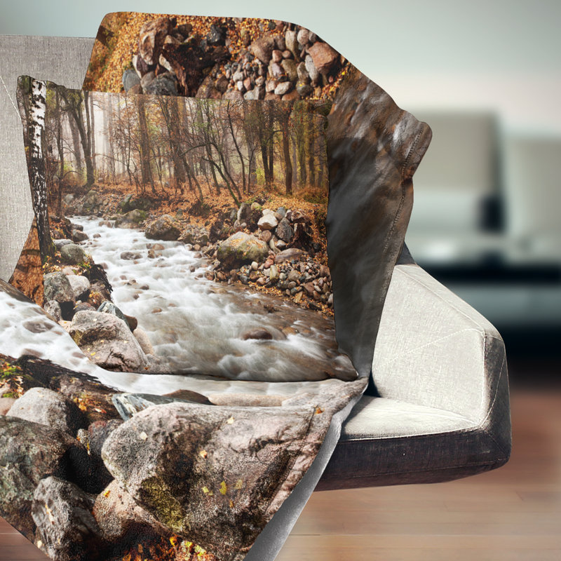 Oreiller en bois d’automne, 12 po x 20 po, Coussin lombaire
