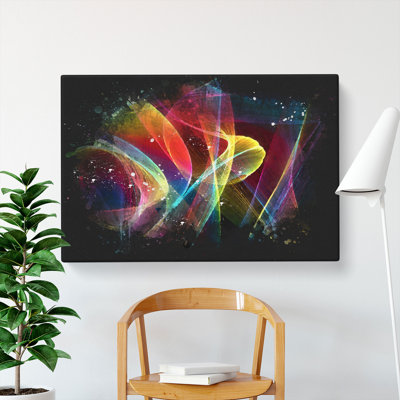 Rainbow Smoke Vol (2) - Wrapped Canvas