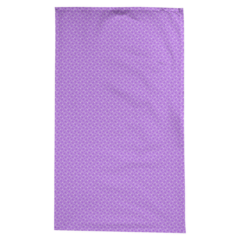 Nappe à motif géométrique 100% coton leffel, Violet / Blanc