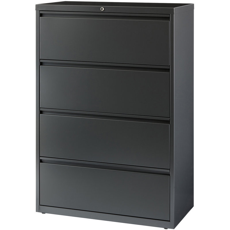 Classeur vertical 4 tiroirs Pabel, Gris anthracite
