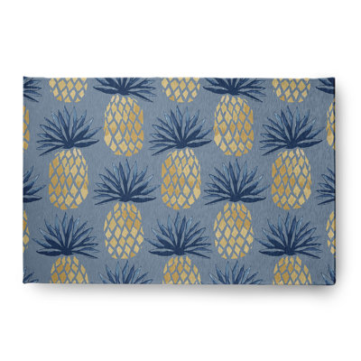 Chenille Floral Indoor Rug