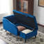 Modern Nailhead-trim & Button-tufted Lounge Chair, Velvet Chaise Lounge Sofa With Storage, Bedroom And Office-1822020612