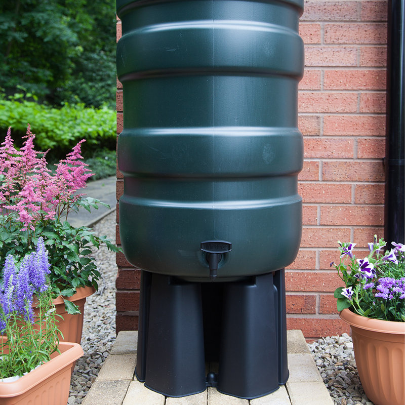 Whitefurze Weather Resistant Plastic Rain Barrel, 41.21