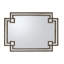 Omega Glass Framed Mirror