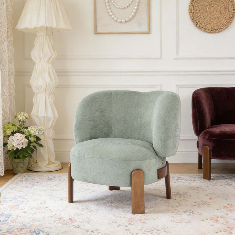 Fauteuil à oreilles, Vert