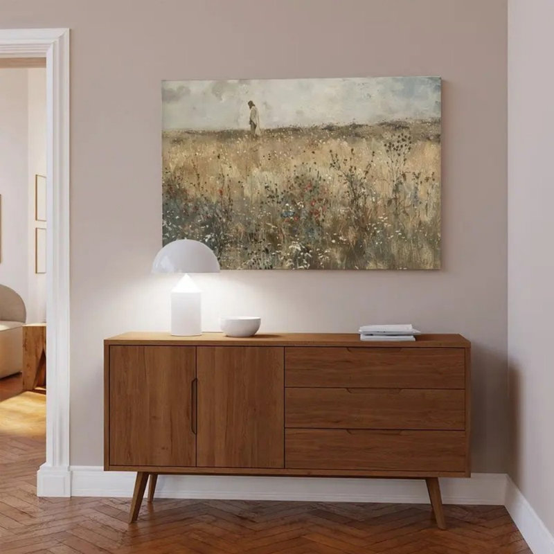 «Calm Ethereal Meadow», reproduction sur toile - Urban Studio, 16*12 inch (40*30*2cm)