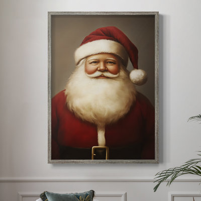 «Christmas Holiday Art», série 2, reproduction encadrée CCVI - bois massif