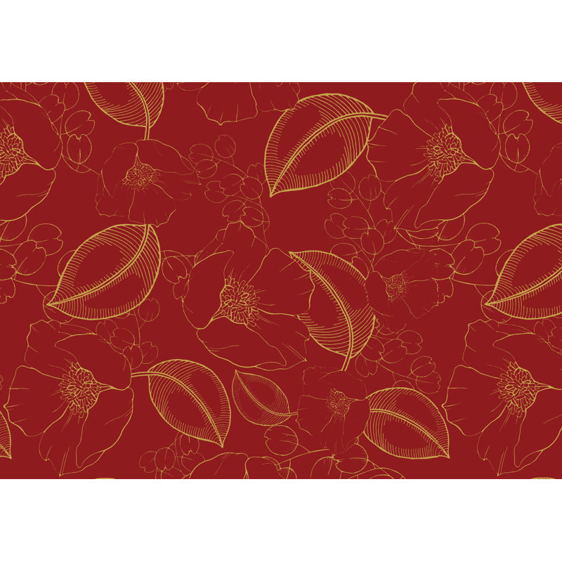 Gefferie Floral Area Rug, Rectangle 90 x 150cm