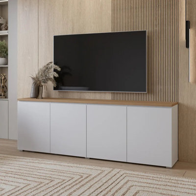 Unfinished Display Stand with Fireplace Included